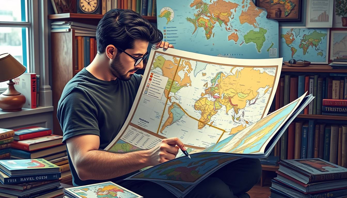 how to research international travel destinations