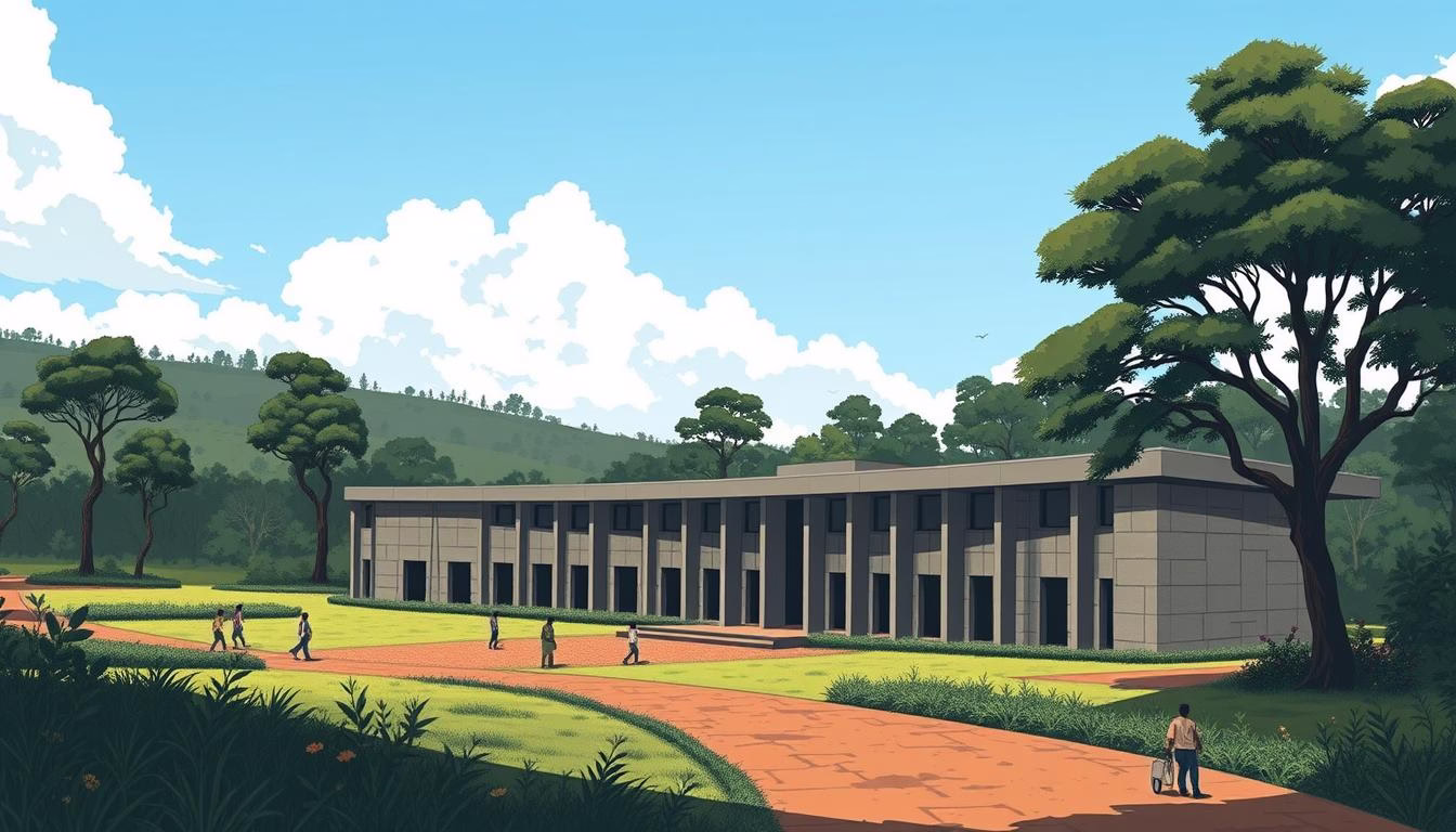Generate an image of the Kigali Genocide Memorial