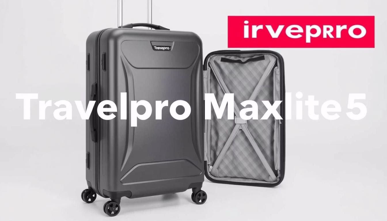 Generate an image of the Travelpro Maxlite5 21" Carry-On Spinner luggage.