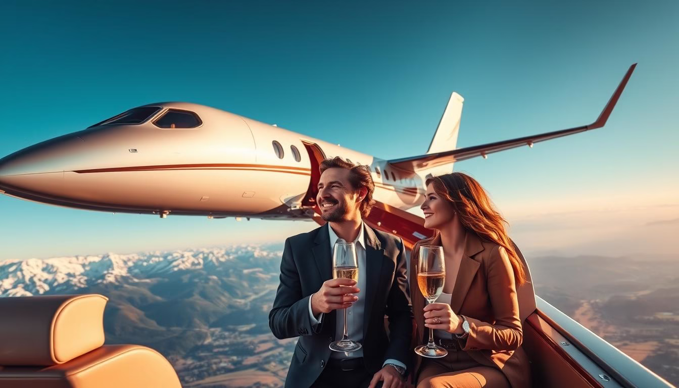 luxury travel by private jet